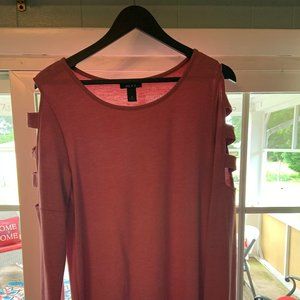 Mauve long sleeve shirt